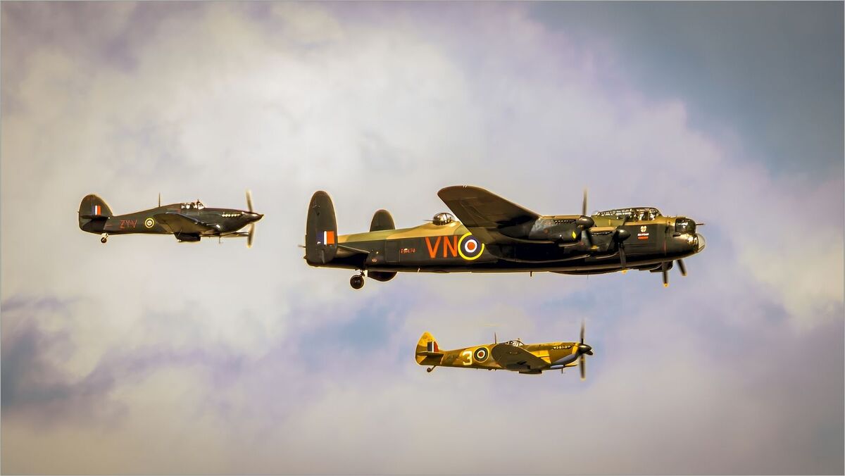 Memorial Flight over Clacton - Bob Adams